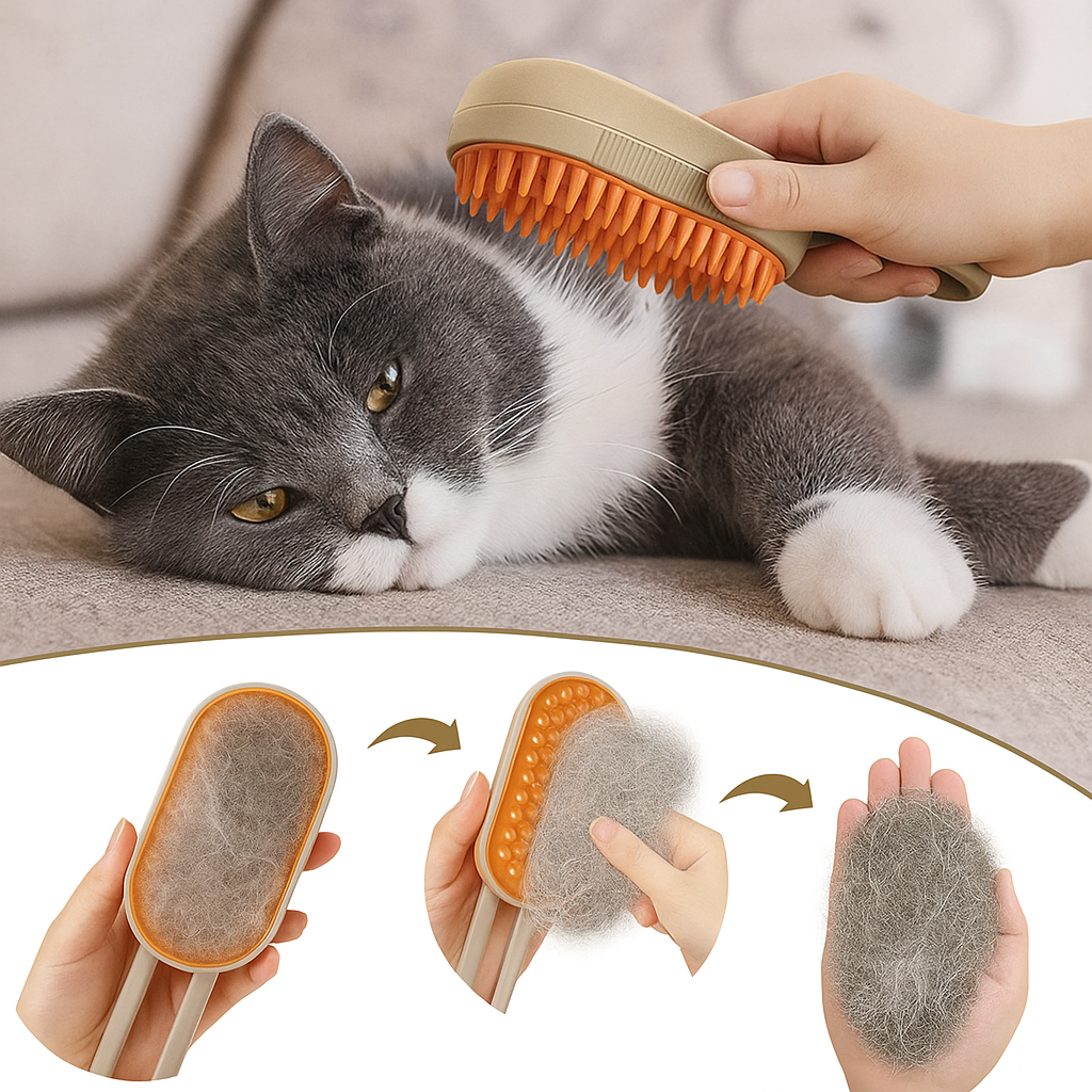 Comfort Care Mist Comb for Easy and Relaxing Pet Groomin